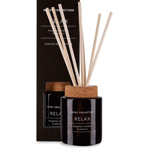 ark future Hotel Collection Relax Scented Reed Diffuser – 100ml Twin Pack – Bergamot, Lavender & Patchouli Fragrance – Long-Lasting Aroma for Home, Office & Relaxation